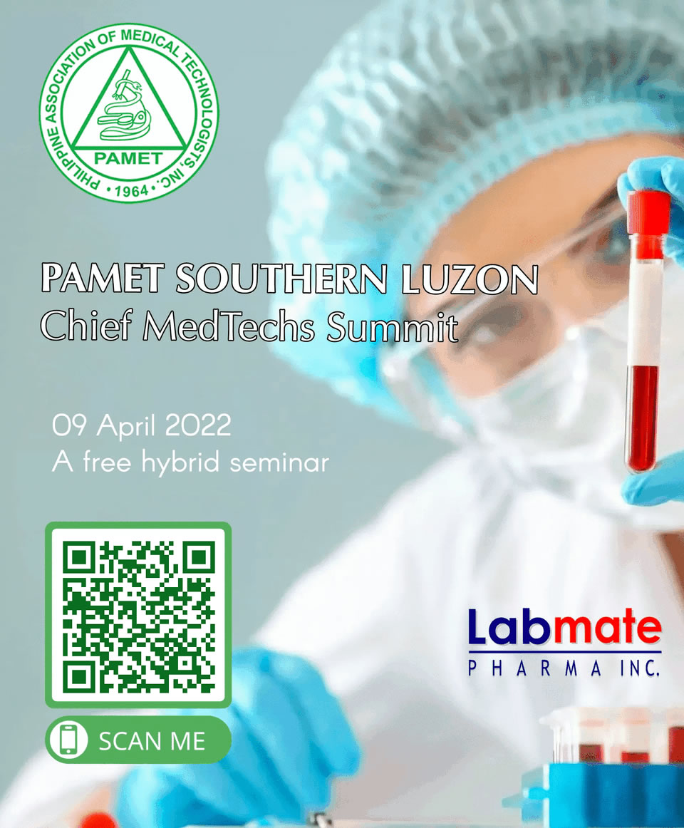 2022 PAMET Southern Luzon Chief MedTechs` Summit